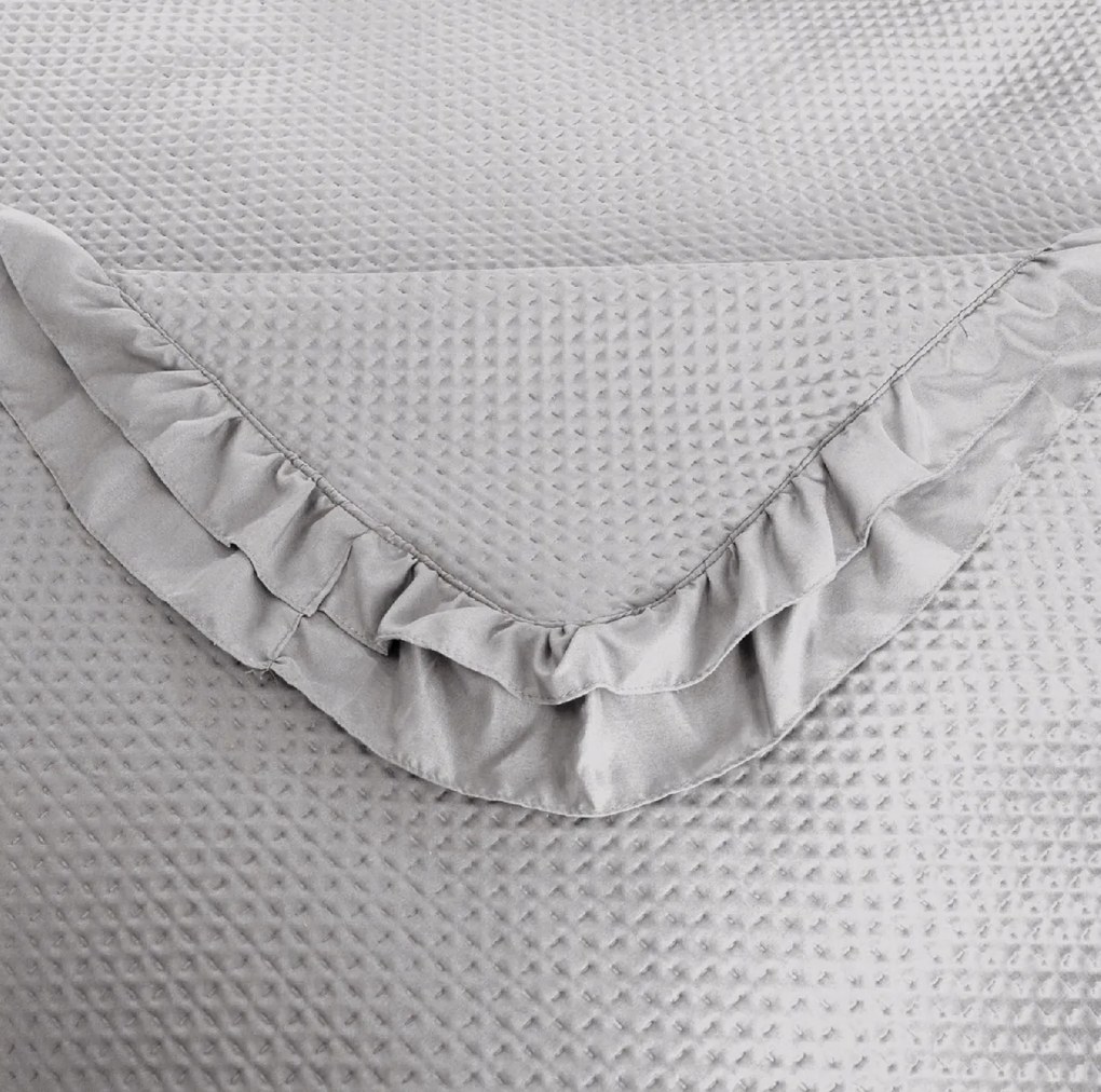 Narzuta na łóżko MONTEGO, jasno szara Rozmiar: 200 x 220 cm