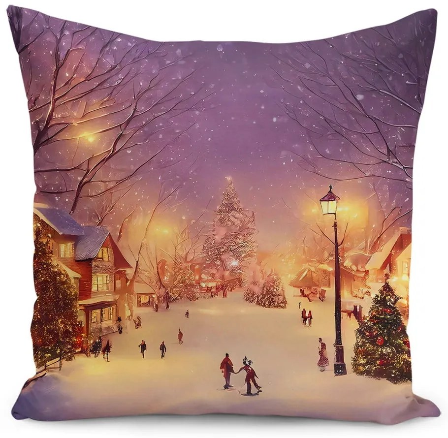 Poszewka na poduszkę ze świątecznym motywem 43x43 cm – Mila Home