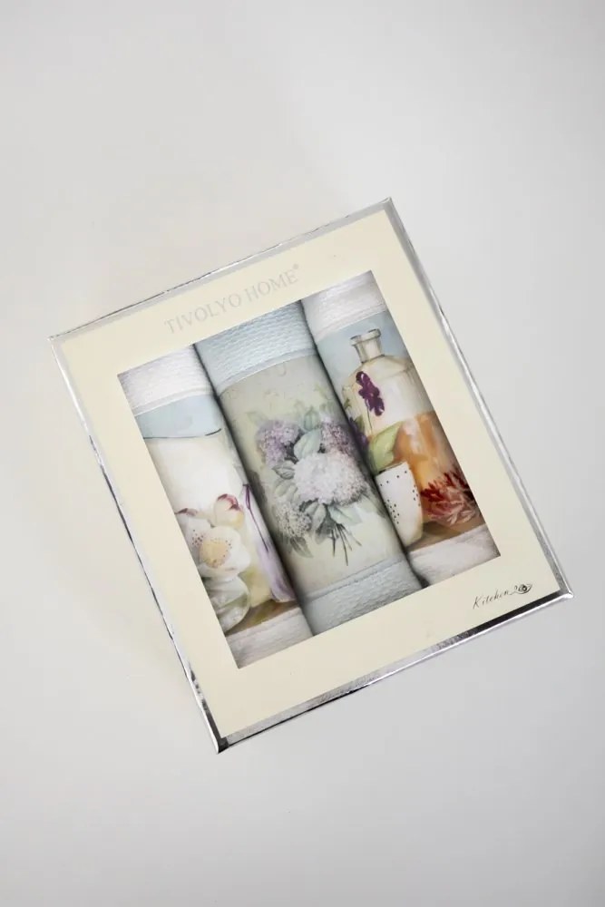 Ręczniki kuchenne BLUEBELL, 3 szt Mix