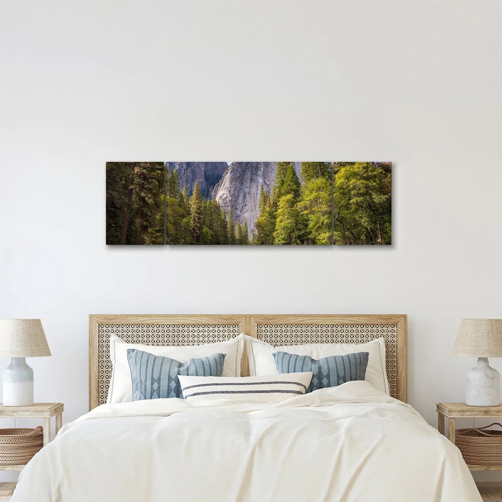 Obraz - Pod Yosemite Rock (170x50 cm)