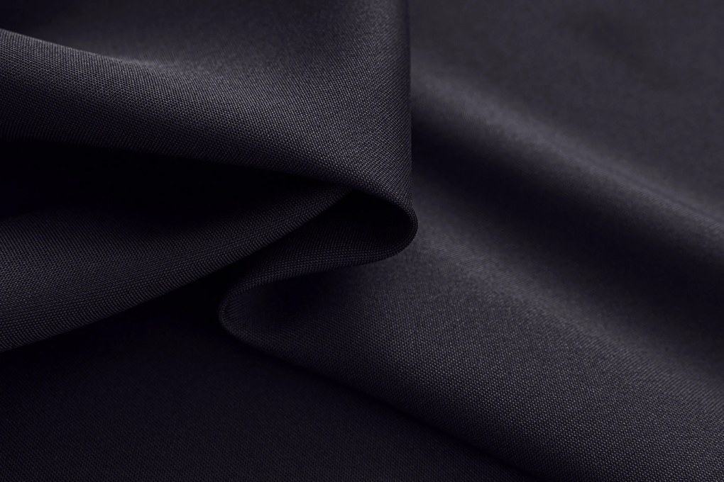 Ciemnoszara zasłona OXFORD 140x250 cm Zawieszanie: Taśma z wiązaniami