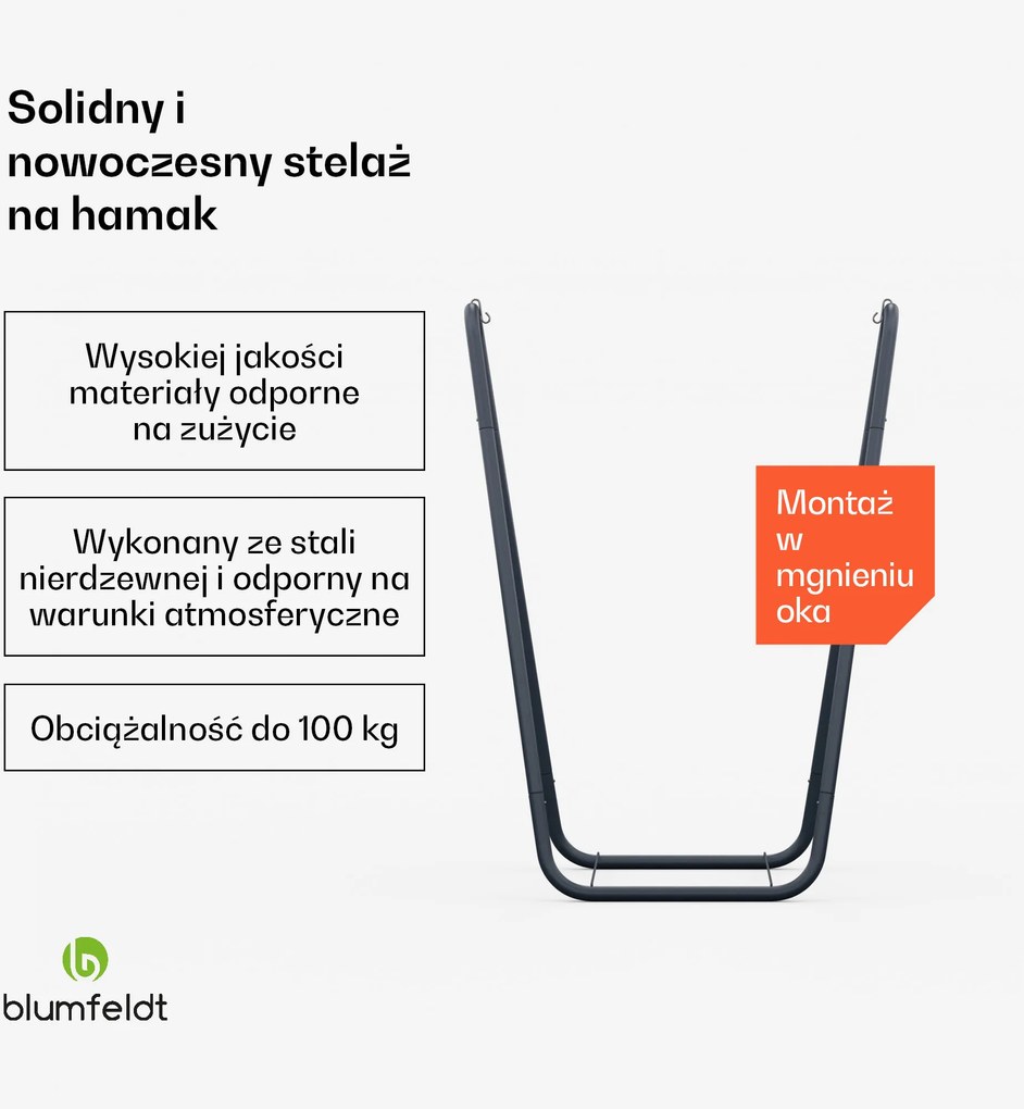 Blumfeldt SwayStation Curve Stelaż na hamak
