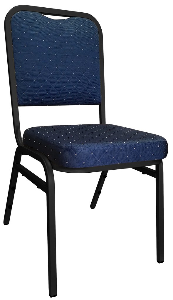 Krzesło Marco tkanina Dot bankietowe konferencyjne stelaż metalowy