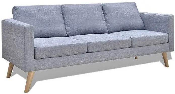 Sofa 3-osobowa Imex 2L - jasny szary
