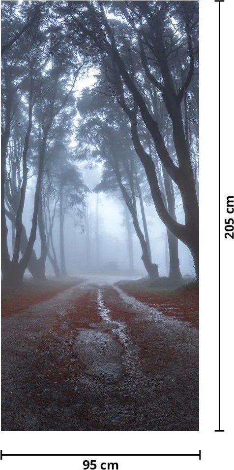 Fototapeta na drzwi - W deszczowy dzień (95x205cm)