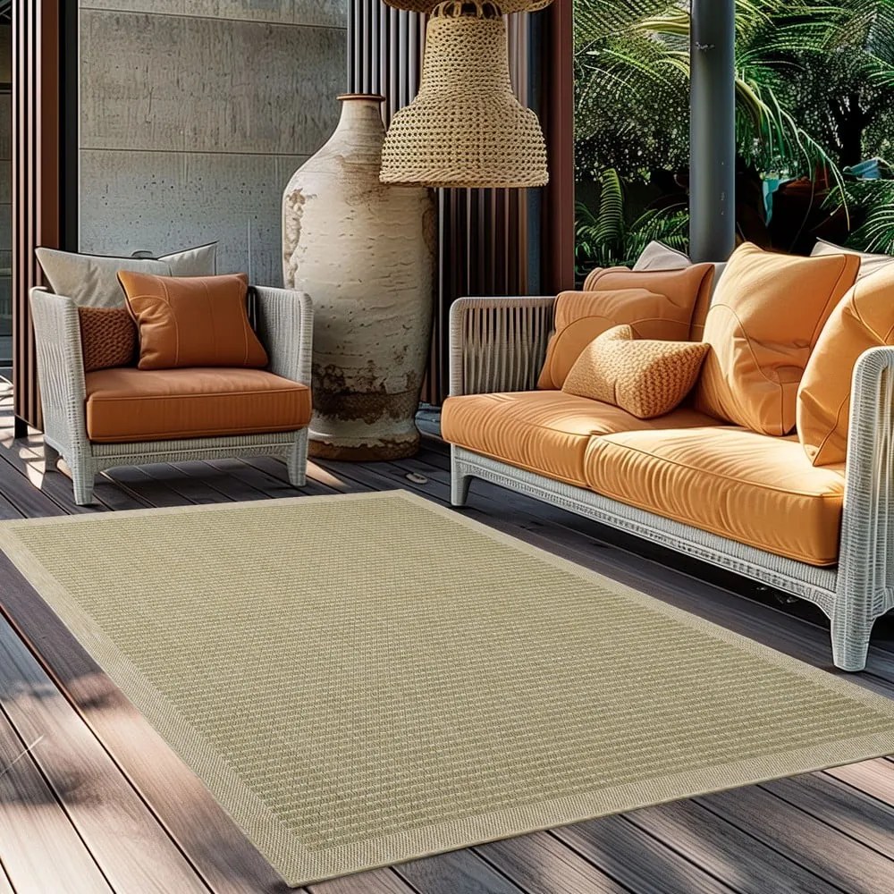 Dywan odpowiedni na zewnątrz w kolorze khaki 160x230 cm Giza 1410 – Ayyildiz Carpets