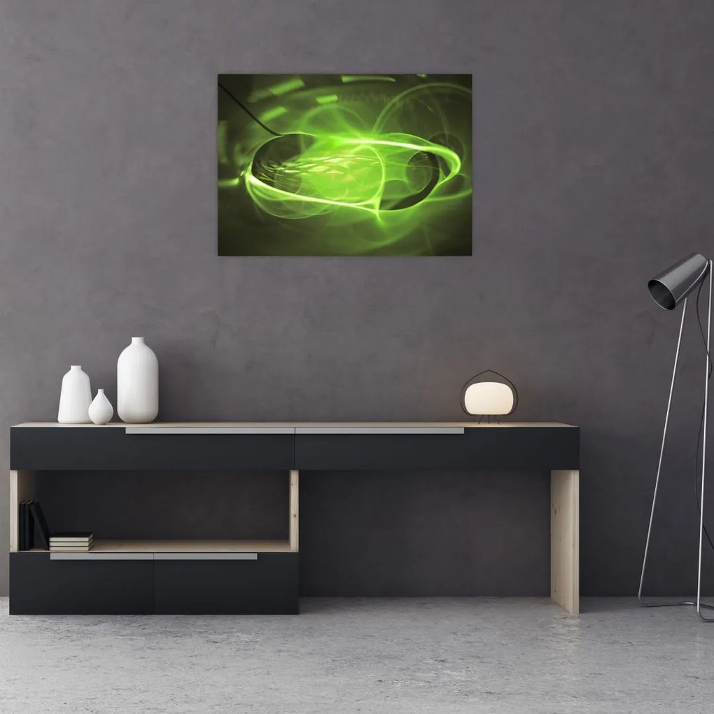 Obraz na szkle - nowoczesny abstrakcyjny obraz (70x50 cm)