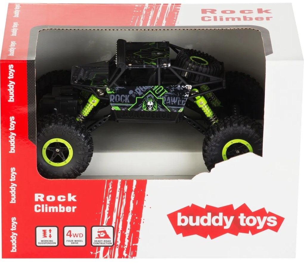 Buddy Toys BRC 18.612 Samochód zdalnie sterowany RC Rock Climber, zielony