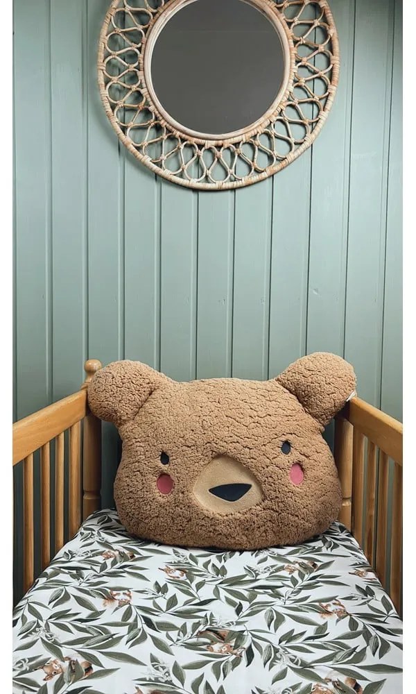 Poduszka dziecięca z mikropluszu Bear – Malomi Kids