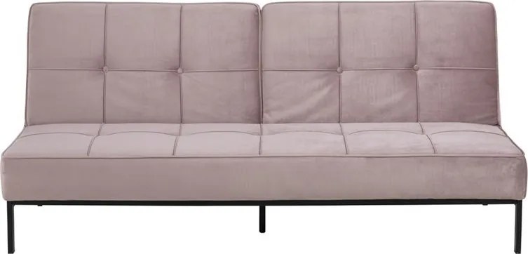 Pikowana sofa rozkładana z tkaniny aksamitnej Perugia VIC