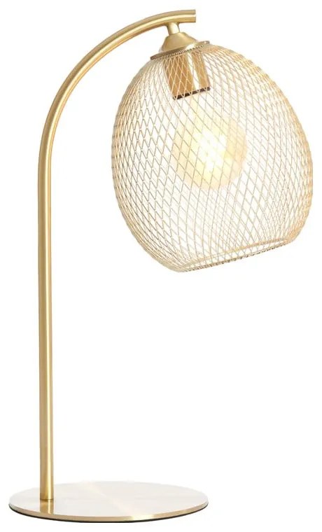 Lampa stołowa w kolorze złota (wysokość 50 cm) Moroc – Light & Living