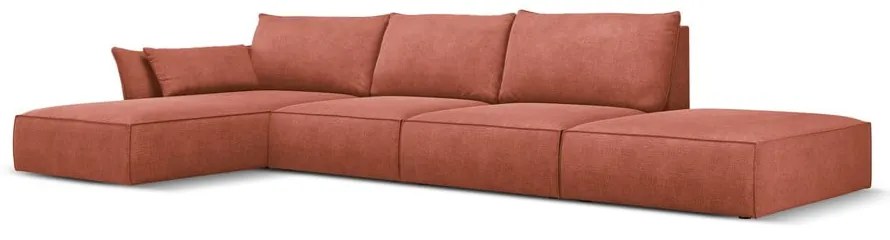 Czerwony narożnik (lewostronny) Vanda – Mazzini Sofas