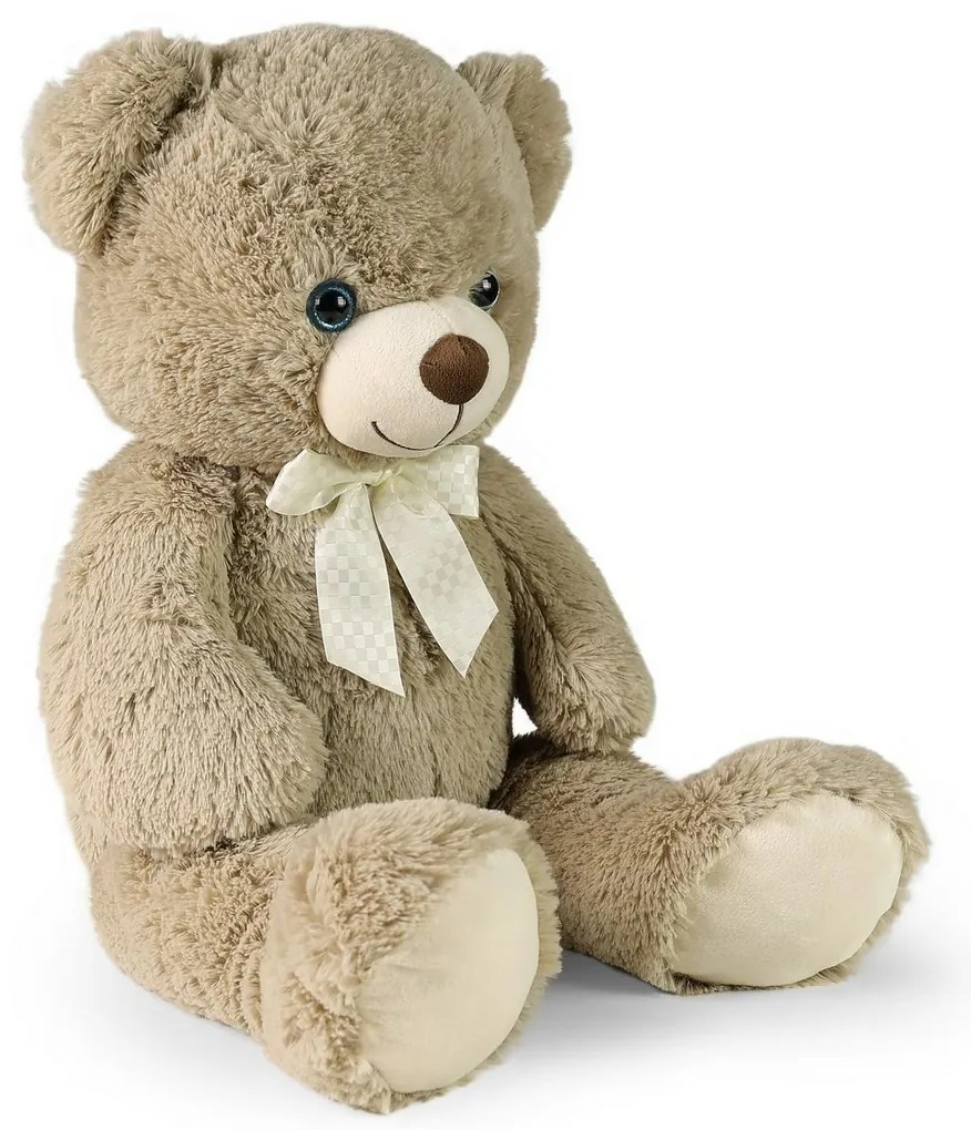 Rappa Duży pluszowy miś Harvey w kolorzecappuccino z zawieszką, 78 cm
