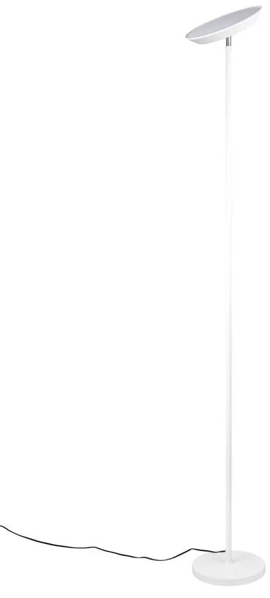 Biała lampa stojąca LED (wysokość 178 cm) Specter – Reality