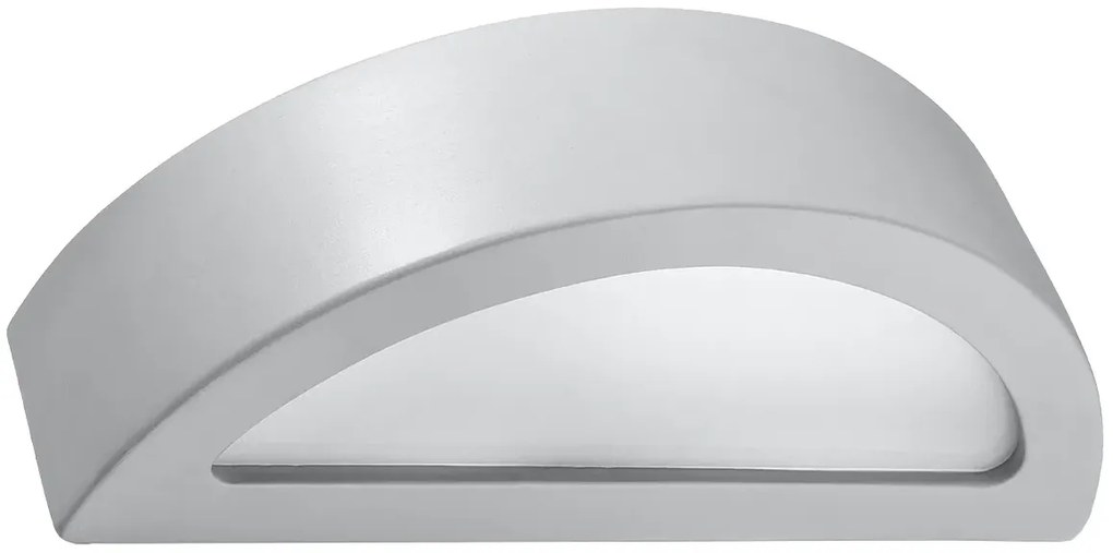 Szary ceramiczny kinkiet półokrągły - 4X EX715 W4-G40