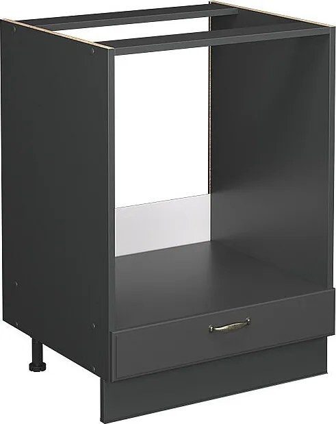 Szafka kuchenna anthrazit-gold landhaus 60x60x82 fame-line