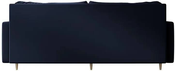 Granatowa sofa rozkładana z funkcją spania B1-P40