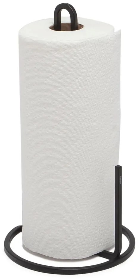 Czarny stalowy stojak na ręczniki kuchenne ø 17 cm Squire – Umbra