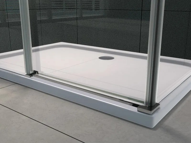 Brodzik prysznicowy prostokątny140x90 cm - Z zestawem odpływowym