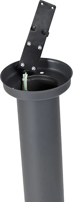 Słup ogrodowy antracytowy 80 cm IP44 opal - Rox