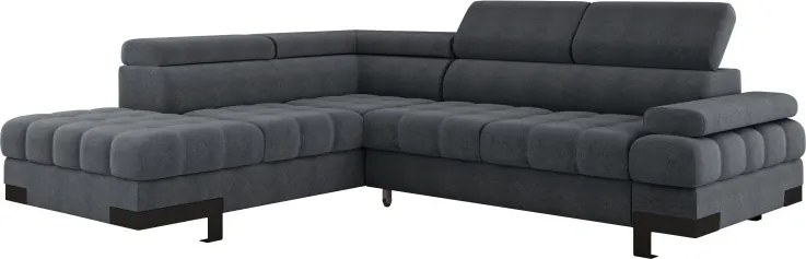 Narożnik SELVA L z funkcją spania i pojemnikiem Lewostronny w tkaninie AUSTIN 19 WERSAL