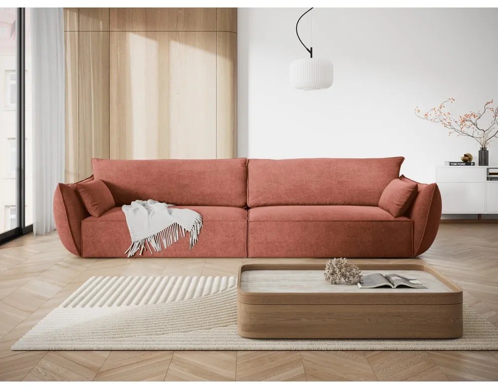 Czerwona sofa 248 cm Vanda – Mazzini Sofas