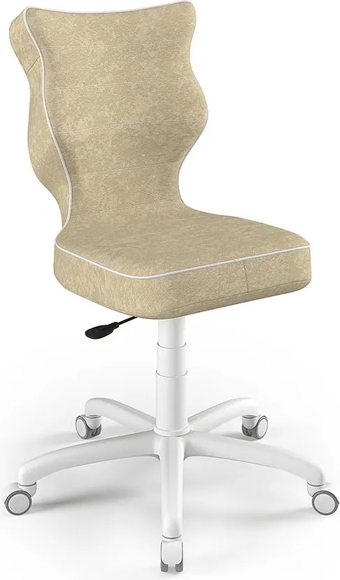 Młodzieżowe krzesło do biurka Petit White rozmiar 6 (159-188 cm)