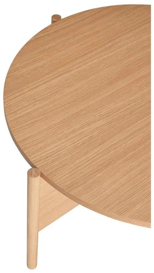 Okrągły stolik w dekorze dębu ø 86 cm Heritage – Hübsch