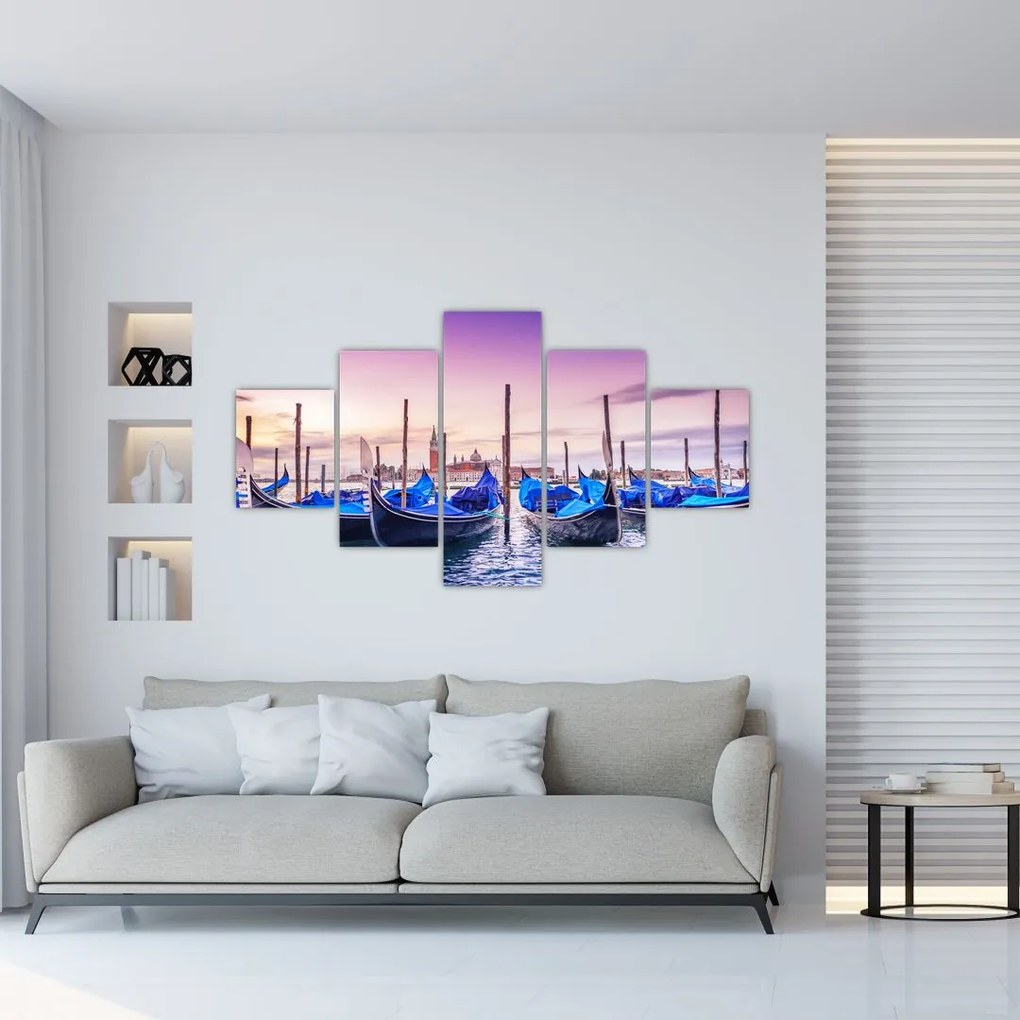 Obraz - Świt w Wenecji (125x70 cm)