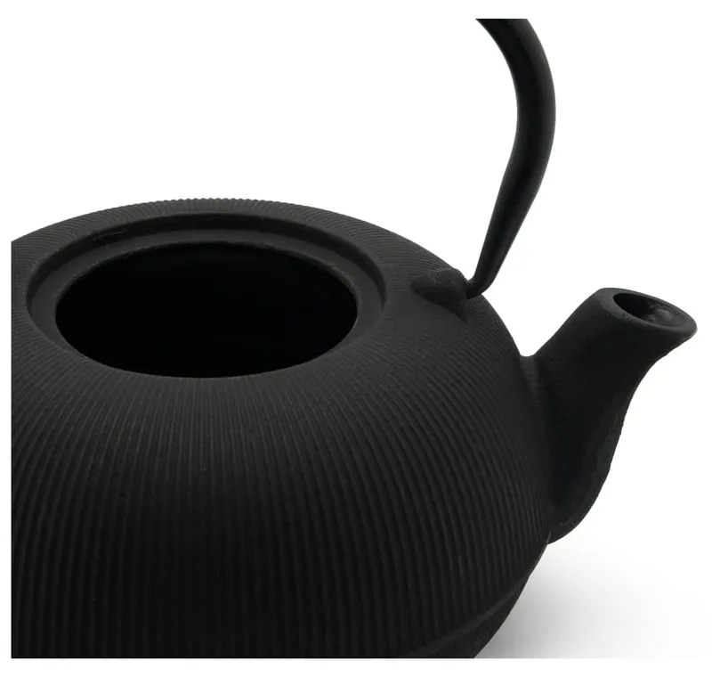 Czarny porcelanowo-żeliwny serwis do herbaty Sichuan – Bredemeijer