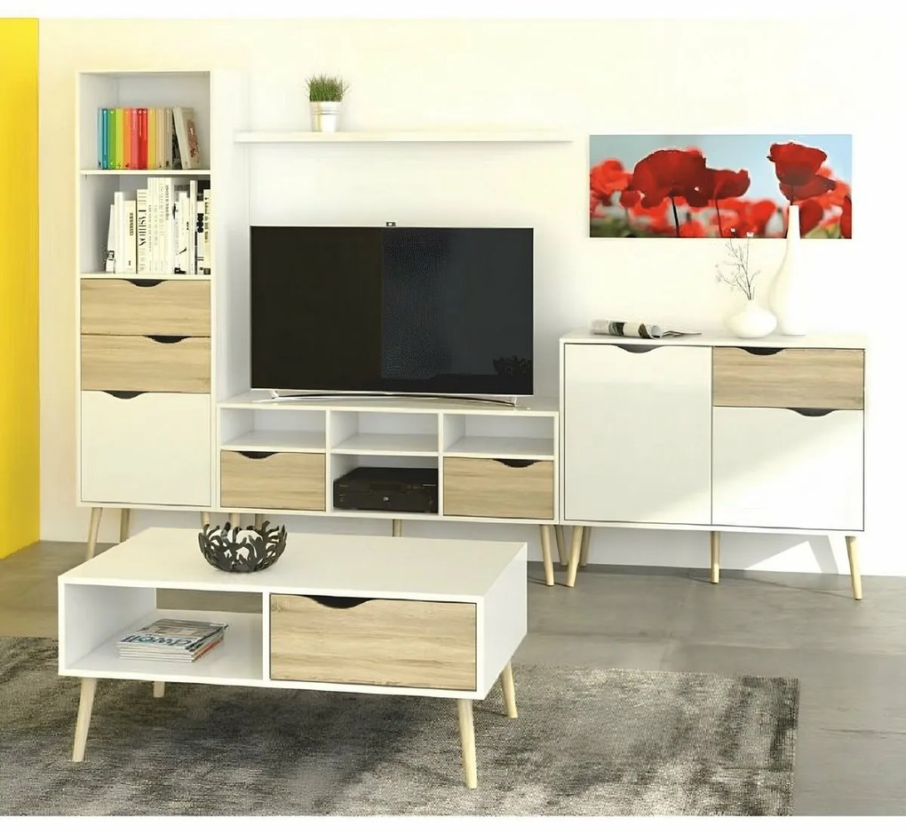 Stolik konferencyjny OSLO 75384, biały