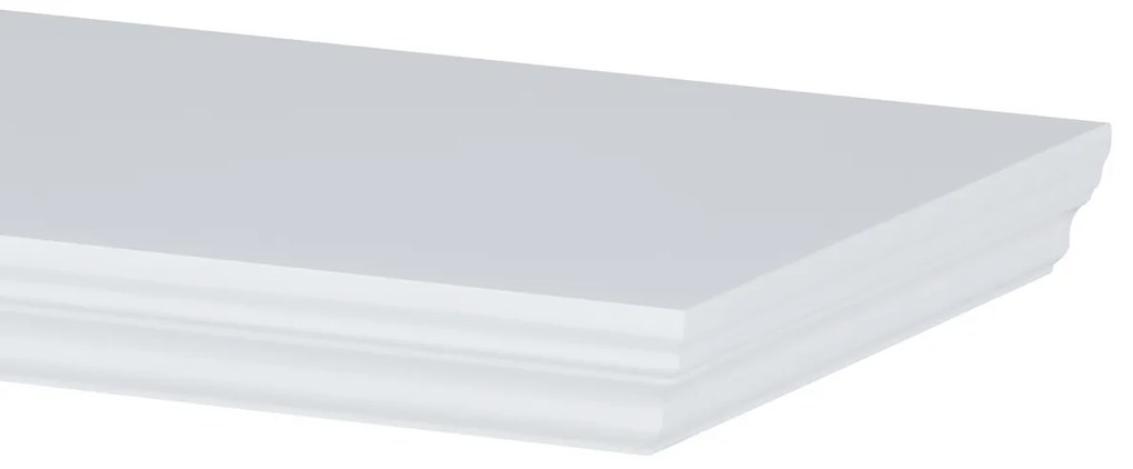 Półka ścienna P-026, matowy biały, 120 cm