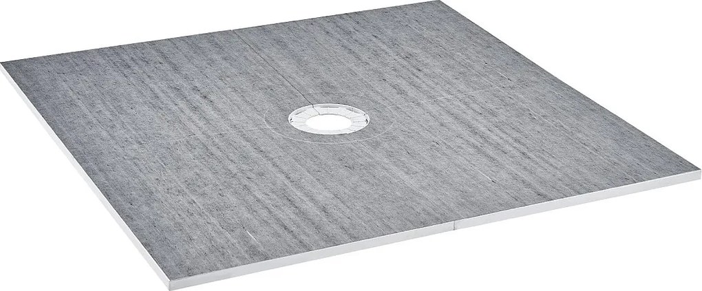 Zestaw Płyty Pod pryszniciem Impermeowalnym SucceBuy, 183 x 183 cm, z Centralnym Odwodnieniem, Grubszym