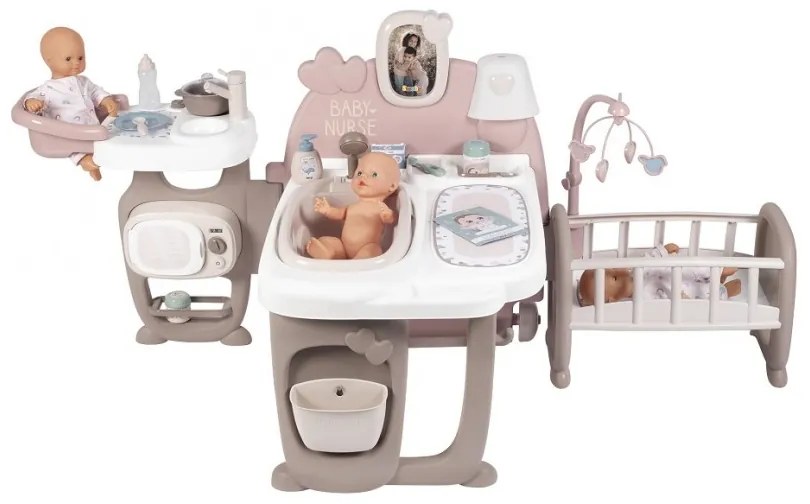 Smoby baby nurse duży kącik opiekunki dla lalki