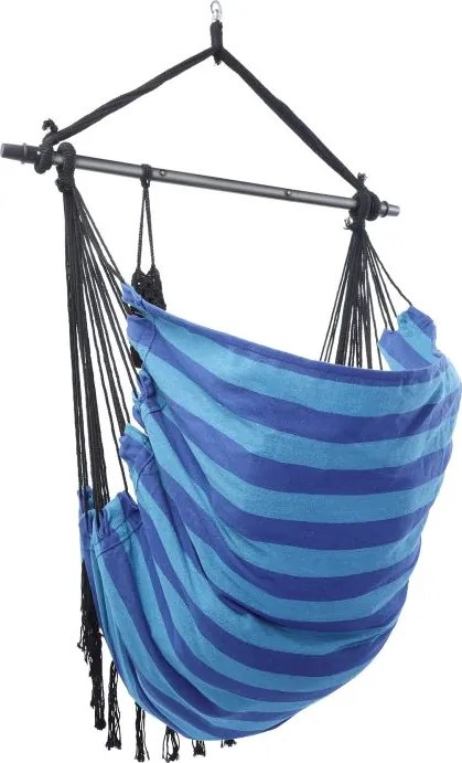 MIADOMODO Wiszący fotel bujany, niebieski