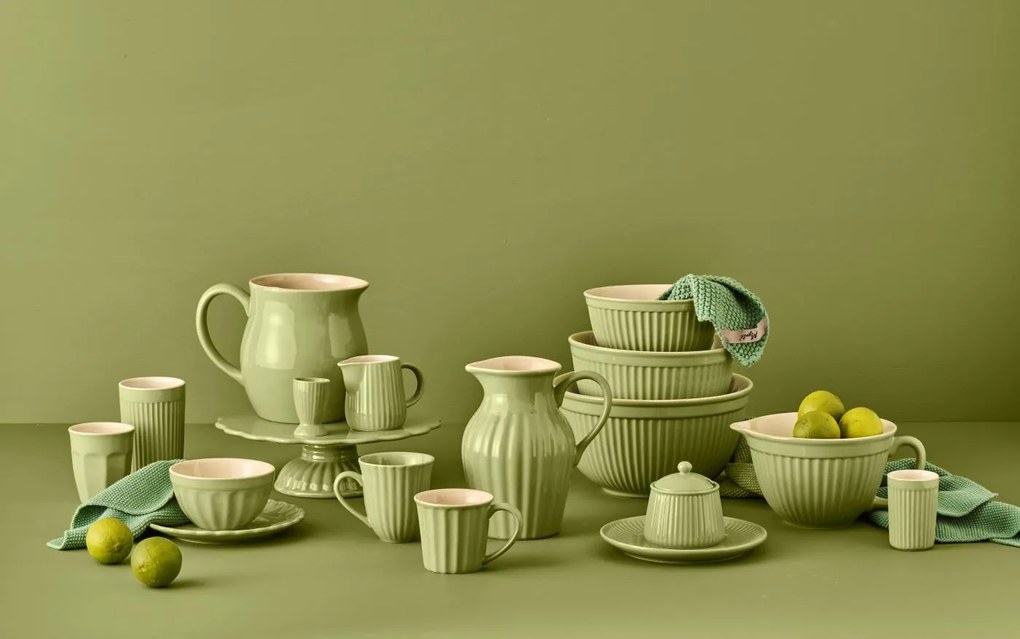 Zielony ceramiczny dzbanek 200 ml MYNTE WASABI