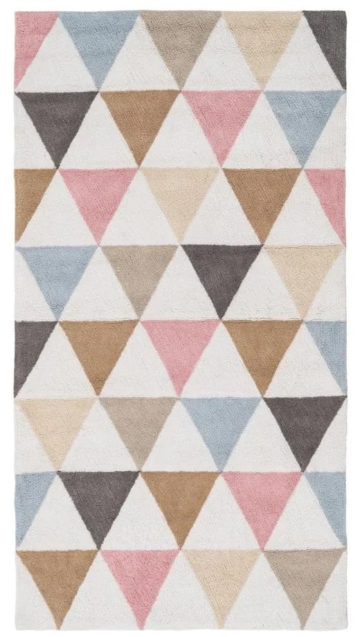 Bawełniany chodnik odpowiedni do prania 90x175 cm Geometric – Ixia