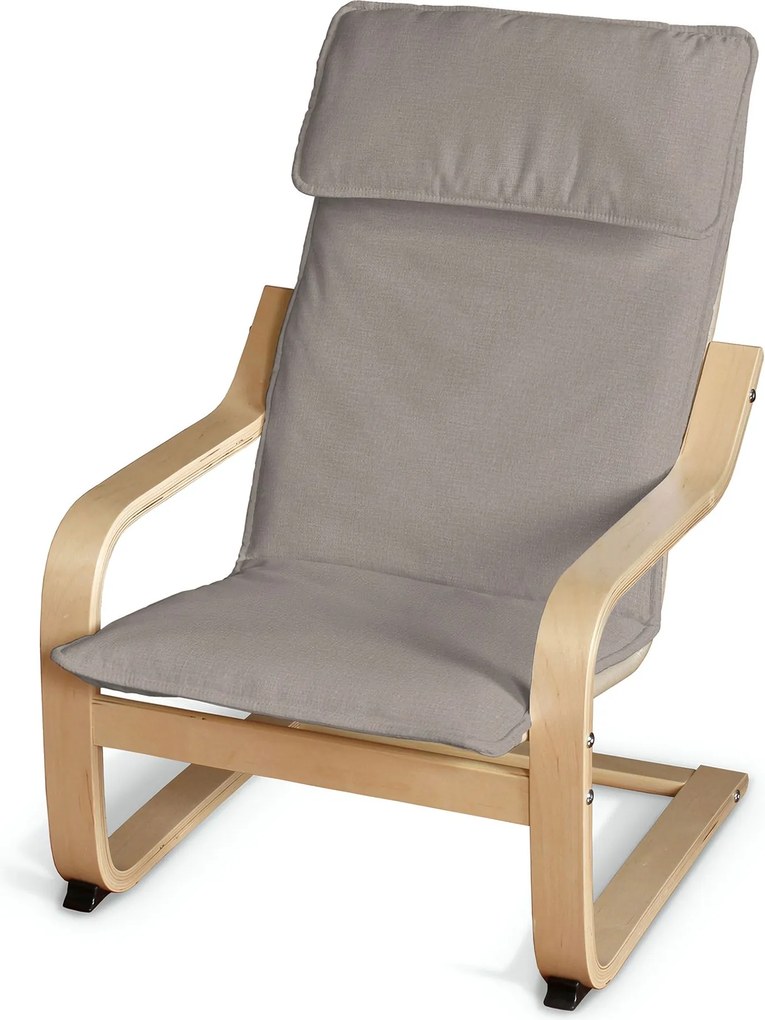 Poduszka na fotelik dziecięcy Poäng kolor beżowy tkanina welwetowa
