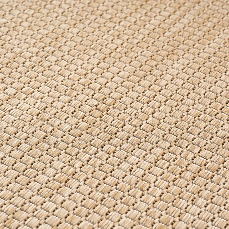 Dywan uniwersalny Mira beżowy koło 200 cm x 200 cm