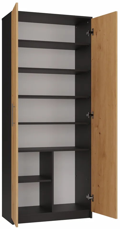 Regał Oliv 2D ANTRACYT ARTISAN