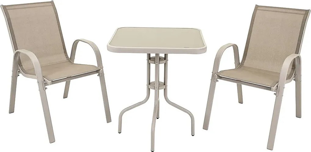 Nowoczesny beżowy zestaw ogrodowy M9-N13