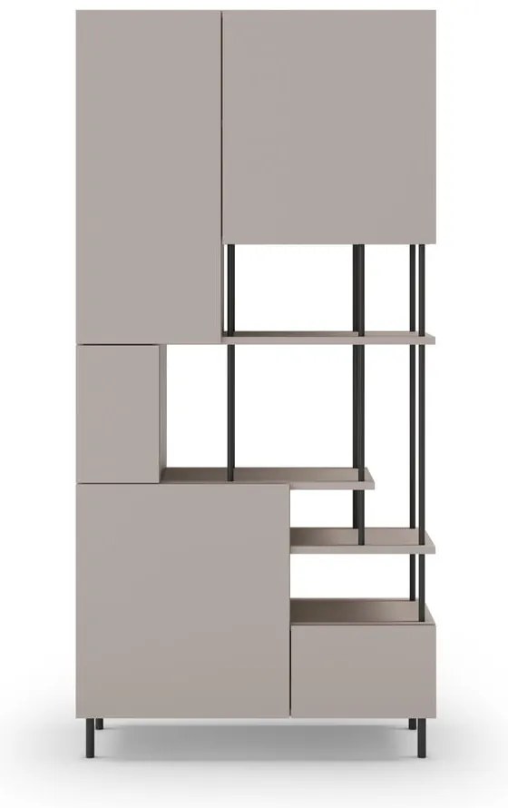 Kremowy regał 84x175 cm Perla – Marckeric