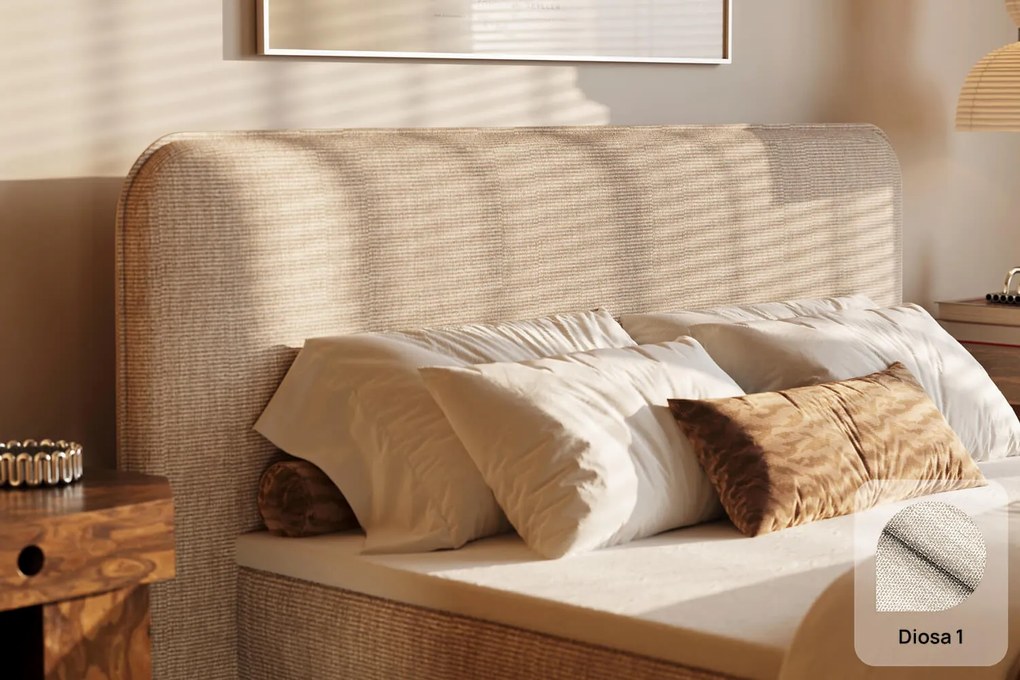 Łóżko kontynentalne Odette