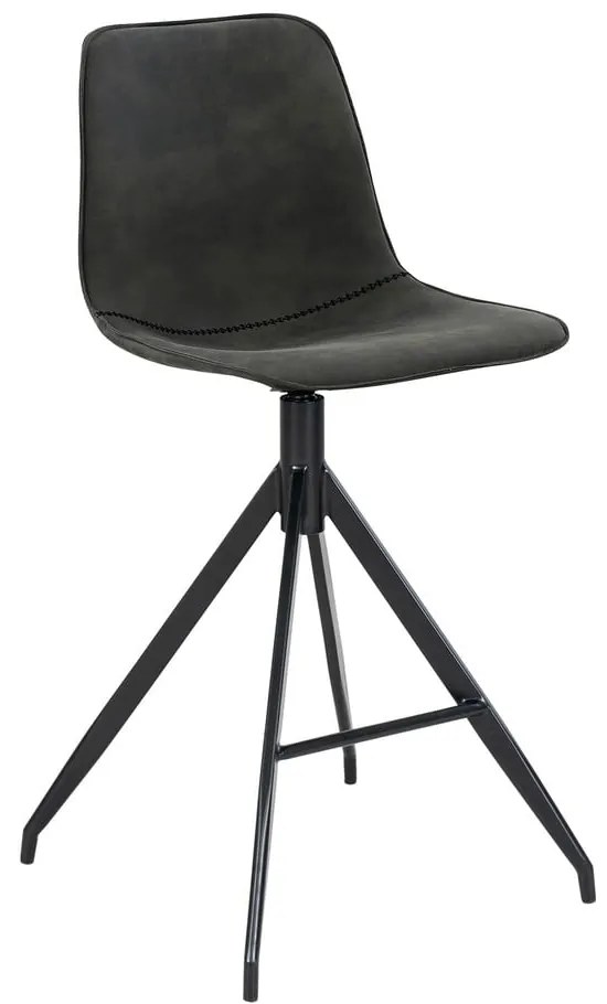 Ciemnoszare hokery zestaw 2 szt. 84 cm Monaco – House Nordic