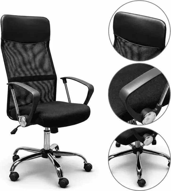 Ergonomiczny fotel obrotowy Lofoten dla graczy i do biura z podparciem lędźwiowym i mechanizmem TILT