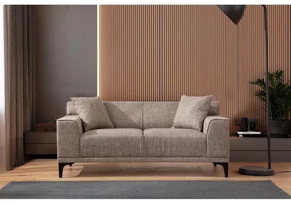 Jasnobrązowa sofa 163 cm Petra – Balcab Home