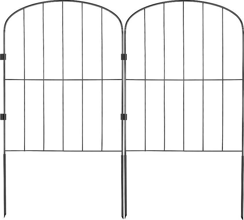 24 x 11 Stóp Dekoracyjne Panele Ogrodzeniowe do Ogrodu SucceBuy , 10 Sztuk