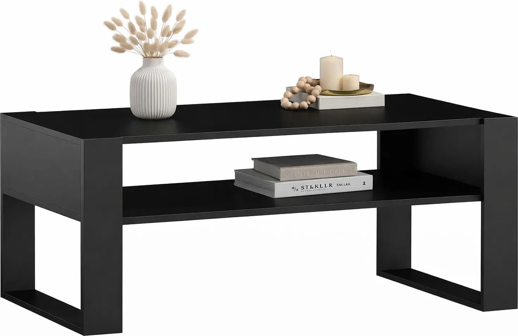 Czarna Ława Kawowa Do Salonu C2-F12