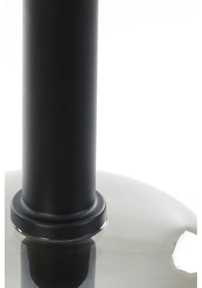 Szara lampa sufitowa z szklanym kloszem ø 21 cm Lekar – Light & Living