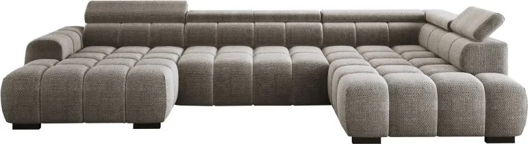 Narożnik BULL XL Prawostronny z elektryczną funkcją regulacji tkanina Eden 07 WERSAL